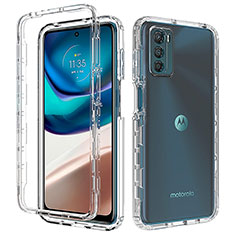 Funda Silicona Carcasa Ultrafina Transparente Goma Frontal y Trasera 360 Grados para Motorola Moto G42 Claro