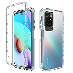 Funda Silicona Carcasa Ultrafina Transparente Goma Frontal y Trasera 360 Grados para Xiaomi Redmi 10 4G Claro