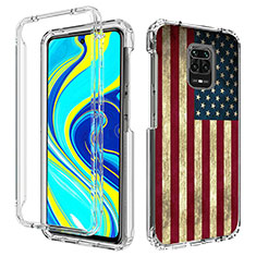 Funda Silicona Carcasa Ultrafina Transparente Goma Frontal y Trasera 360 Grados para Xiaomi Redmi Note 9 Pro Multicolor