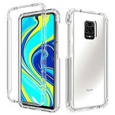 Funda Silicona Carcasa Ultrafina Transparente Goma Frontal y Trasera 360 Grados para Xiaomi Redmi Note 9S Claro