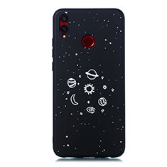 Funda Silicona Gel Goma Estrellado Carcasa para Huawei Honor V10 Lite Negro