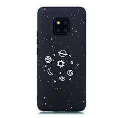 Funda Silicona Gel Goma Estrellado Carcasa para Huawei Mate 20 Pro Negro