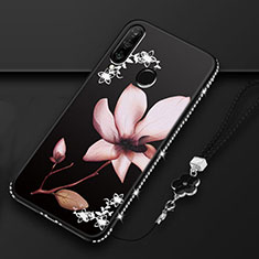 Funda Silicona Gel Goma Flores Carcasa K01 para Huawei P30 Lite XL Multicolor