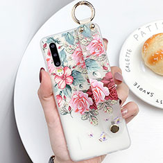 Funda Silicona Gel Goma Flores Carcasa S08 para Huawei P30 Multicolor