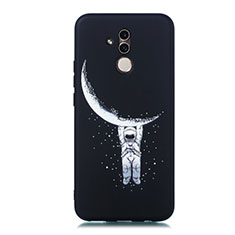 Funda Silicona Gel Goma Patron de Moda Carcasa A01 para Huawei Mate 20 Lite Negro