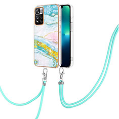 Funda Silicona Gel Goma Patron de Moda Carcasa con Acollador Cordon Lanyard Y05B para Xiaomi Mi 11i 5G (2022) Vistoso