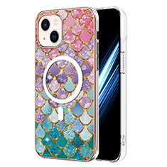 Funda Silicona Gel Goma Patron de Moda Carcasa con Mag-Safe Magnetic para Apple iPhone 13 Vistoso