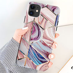 Funda Silicona Gel Goma Patron de Moda Carcasa S05 para Apple iPhone 11 Multicolor