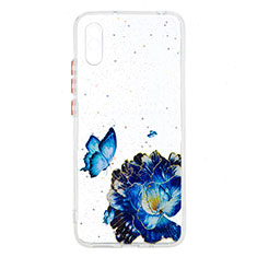 Funda Silicona Gel Goma Patron de Moda Carcasa Y01X para Xiaomi Redmi 9AT Azul