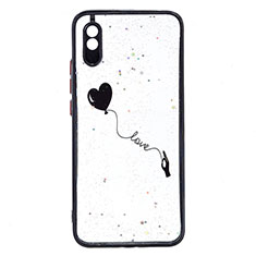 Funda Silicona Gel Goma Patron de Moda Carcasa Y01X para Xiaomi Redmi 9AT Negro