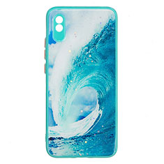 Funda Silicona Gel Goma Patron de Moda Carcasa Y01X para Xiaomi Redmi 9i Verde