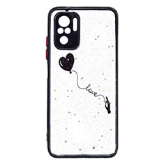 Funda Silicona Gel Goma Patron de Moda Carcasa Y01X para Xiaomi Redmi Note 10 4G Negro