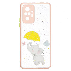 Funda Silicona Gel Goma Patron de Moda Carcasa Y01X para Xiaomi Redmi Note 10 Pro Max Amarillo