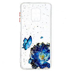 Funda Silicona Gel Goma Patron de Moda Carcasa Y01X para Xiaomi Redmi Note 9 Pro Azul