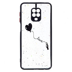 Funda Silicona Gel Goma Patron de Moda Carcasa Y01X para Xiaomi Redmi Note 9 Pro Negro