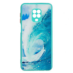 Funda Silicona Gel Goma Patron de Moda Carcasa Y01X para Xiaomi Redmi Note 9 Pro Verde