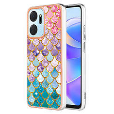 Funda Silicona Gel Goma Patron de Moda Carcasa Y03B para Huawei Honor X7a Vistoso