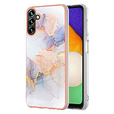 Funda Silicona Gel Goma Patron de Moda Carcasa Y03B para Samsung Galaxy A04s Purpura Claro