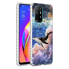 Funda Silicona Gel Goma Patron de Moda Carcasa Y04B para Oppo F19 Pro Multicolor