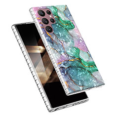 Funda Silicona Gel Goma Patron de Moda Carcasa Y07B para Samsung Galaxy S24 Ultra 5G Multicolor
