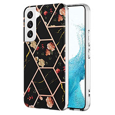 Funda Silicona Gel Goma Patron de Moda Carcasa Y09B para Samsung Galaxy S21 5G Negro