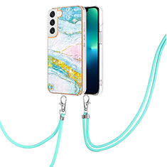 Funda Silicona Gel Goma Patron de Moda Carcasa Y21B para Samsung Galaxy S22 Plus 5G Vistoso