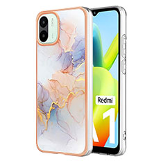 Funda Silicona Gel Goma Patron de Moda Carcasa YB3 para Xiaomi Redmi A2 Plus Purpura Claro