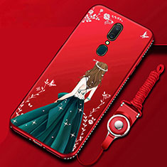 Funda Silicona Gel Goma Vestido de Novia Carcasa para Oppo A9X Multicolor