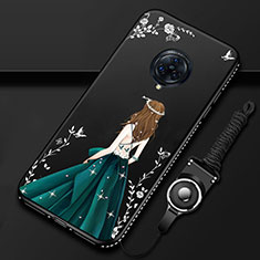 Funda Silicona Gel Goma Vestido de Novia Carcasa para Vivo Nex 3 5G Verde