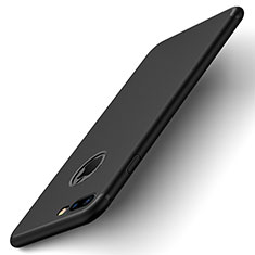 Funda Silicona Goma con Agujero para Apple iPhone 7 Plus Negro