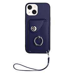 Funda Silicona Goma de Cuero Carcasa BF1 para Apple iPhone 14 Plus Azul