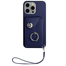 Funda Silicona Goma de Cuero Carcasa BF1 para Apple iPhone 14 Pro Azul