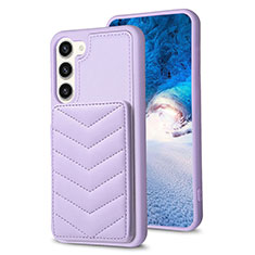 Funda Silicona Goma de Cuero Carcasa BF1 para Samsung Galaxy S22 5G Purpura Claro