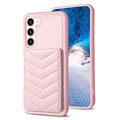 Funda Silicona Goma de Cuero Carcasa BF1 para Samsung Galaxy S23 Plus 5G Oro Rosa