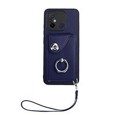 Funda Silicona Goma de Cuero Carcasa BF1 para Xiaomi Redmi 11A 4G Azul