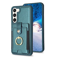 Funda Silicona Goma de Cuero Carcasa BF2 para Samsung Galaxy S23 5G Verde