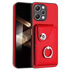 Funda Silicona Goma de Cuero Carcasa BF2 para Xiaomi Redmi 12 4G Rojo