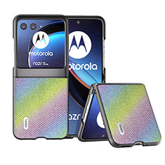 Funda Silicona Goma de Cuero Carcasa BH6 para Motorola Moto Razr 40 Ultra 5G Verde