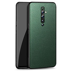 Funda Silicona Goma de Cuero Carcasa C01 para Oppo Reno2 Z Verde