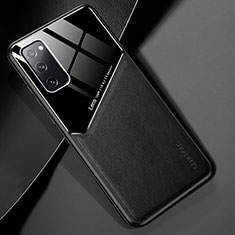 Funda Silicona Goma de Cuero Carcasa con Magnetico para Samsung Galaxy S20 FE 4G Negro