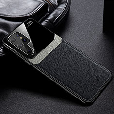 Funda Silicona Goma de Cuero Carcasa con Magnetico para Samsung Galaxy S22 Ultra 5G Negro