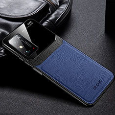 Funda Silicona Goma de Cuero Carcasa FL1 para Huawei Honor X10 Max 5G Azul