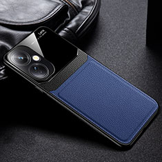 Funda Silicona Goma de Cuero Carcasa FL1 para OnePlus Nord CE 3 Lite 5G Azul