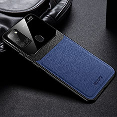 Funda Silicona Goma de Cuero Carcasa FL1 para Samsung Galaxy A21s Azul