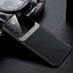 Funda Silicona Goma de Cuero Carcasa FL1 para Vivo V27 Pro 5G Negro