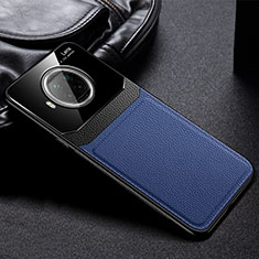 Funda Silicona Goma de Cuero Carcasa FL1 para Xiaomi Mi 10i 5G Azul