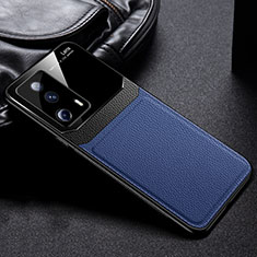 Funda Silicona Goma de Cuero Carcasa FL1 para Xiaomi Mi 12 Lite NE 5G Azul