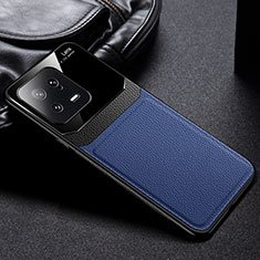 Funda Silicona Goma de Cuero Carcasa FL1 para Xiaomi Mi 13 5G Azul