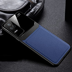 Funda Silicona Goma de Cuero Carcasa FL1 para Xiaomi Poco F4 5G Azul