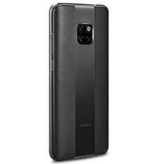 Funda Silicona Goma de Cuero Carcasa G01 para Huawei Mate 20 Pro Negro